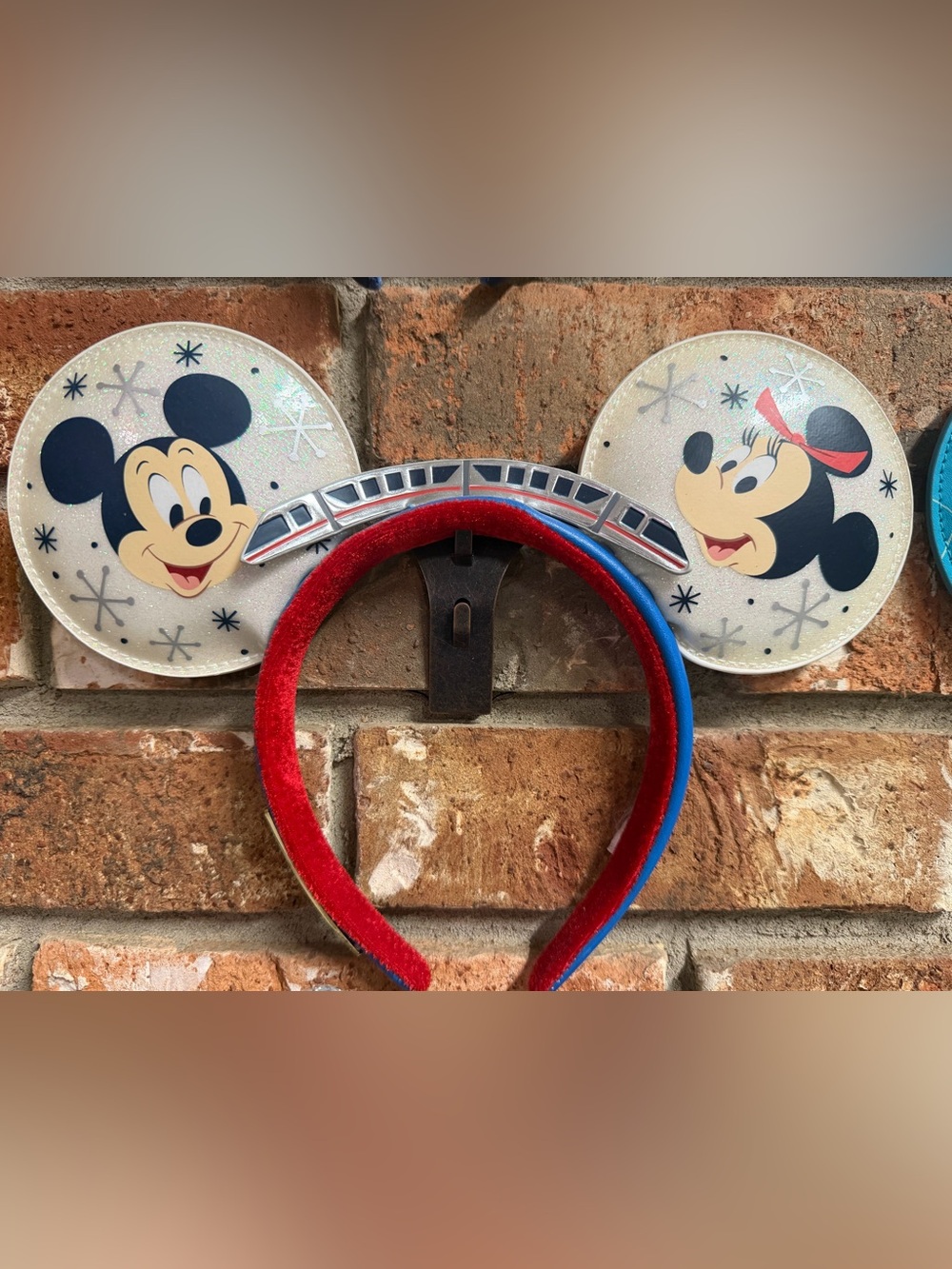 Disney 50th Ann Loungefly Contemporary Resort Monorail Minnie Ear Headband